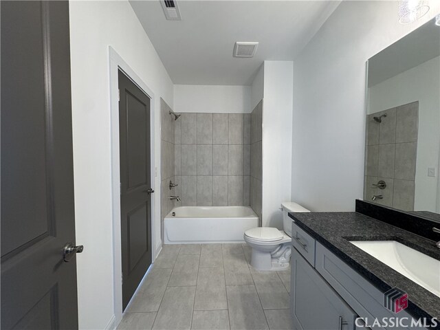 88 Morrison St Unit 56, Watkinsville, GA 30677 - full bathroom featuring toilet, washtub / shower combination, tile patterned floors, and visible vents