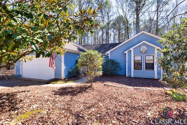 view of ranch-style home