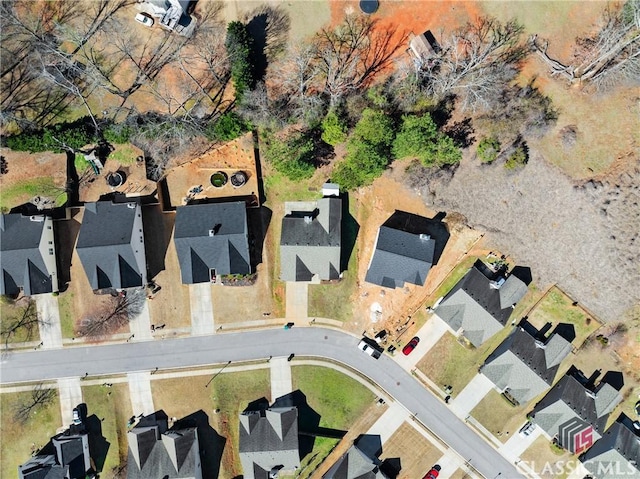 drone / aerial view featuring a residential view