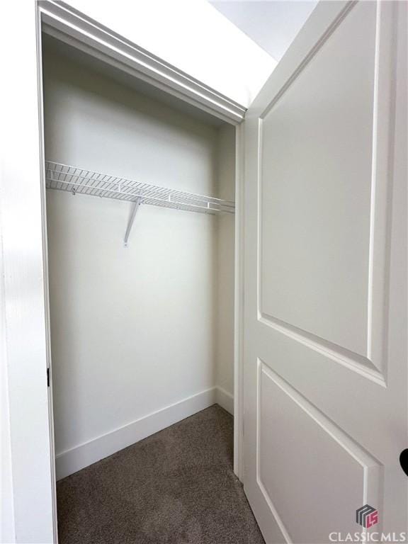 view of closet