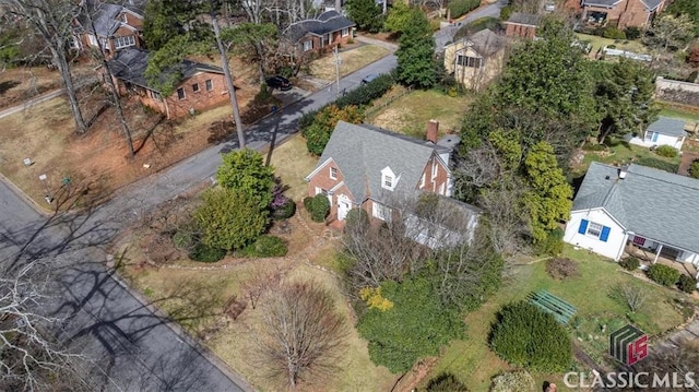 birds eye view of property featuring a residential view