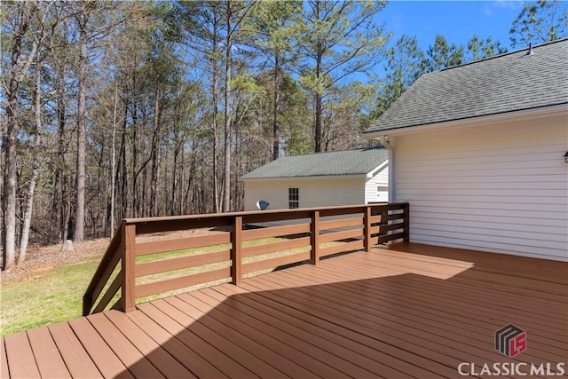 view of deck