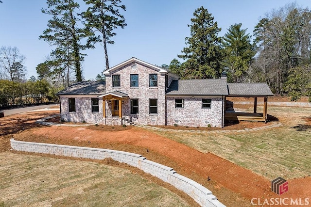 view of front of property with stone siding