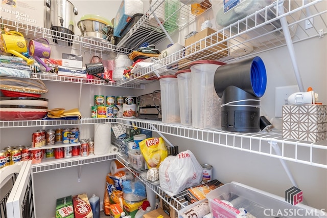 view of pantry