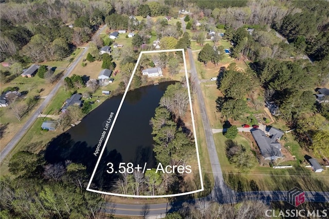 1050 Eugene Ln, Madison, GA 30650 - aerial view featuring a water view