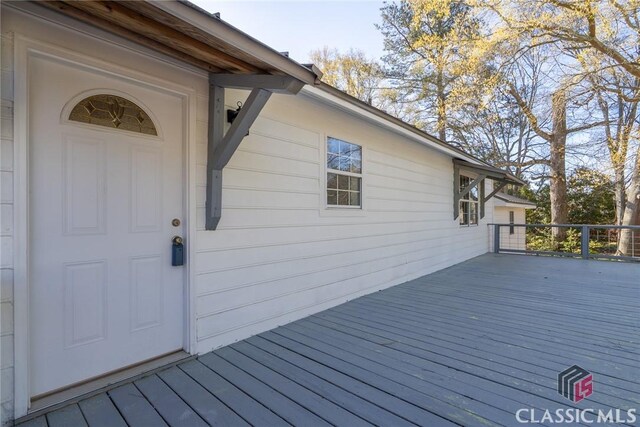 1050 Eugene Ln, Madison, GA 30650 - view of deck