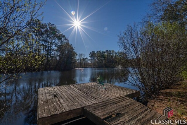 1050 Eugene Ln, Madison, GA 30650 - view of dock featuring a water view