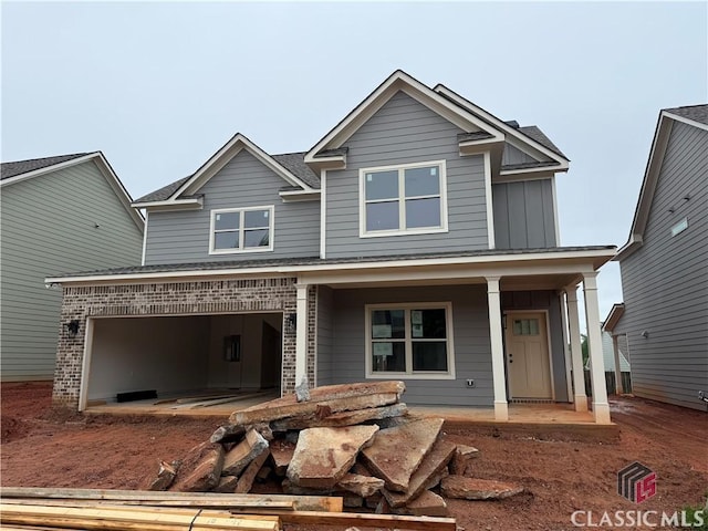 333 Ridge Pointe Dr, Athens, GA 30606 - view of front of home with a porch and board and batten siding