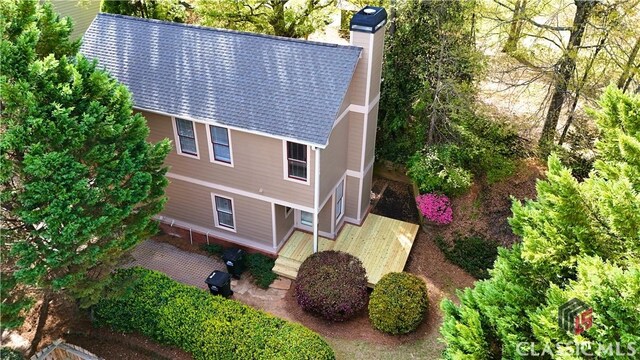 drone / aerial view