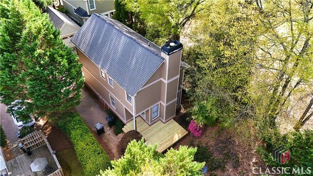 aerial view