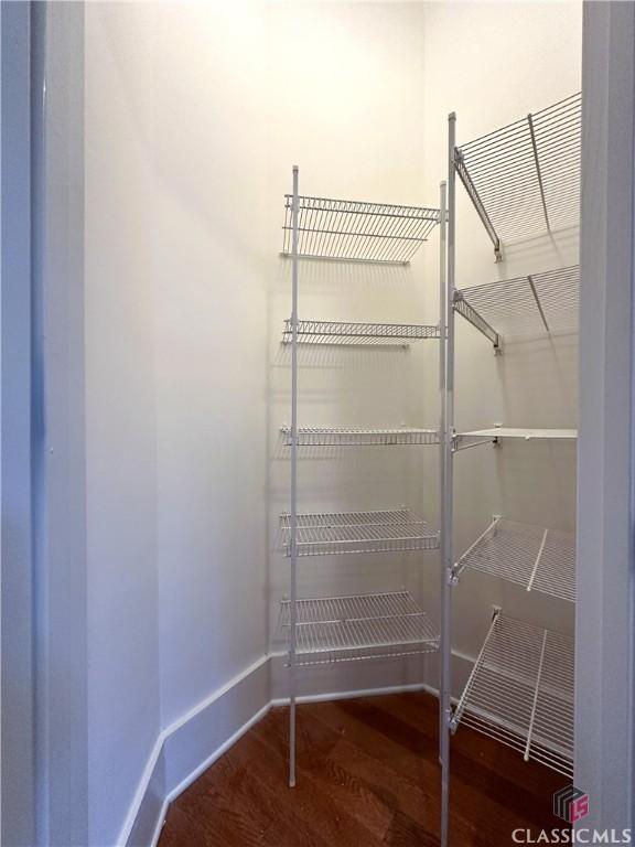 view of storage area