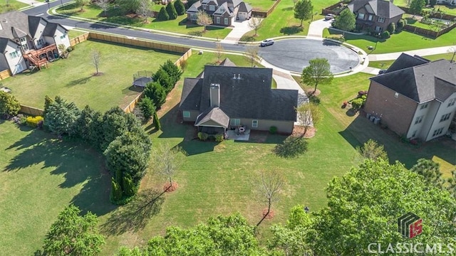 1296 Club Estates Rd, Statham, GA 30666 - aerial view featuring a residential view