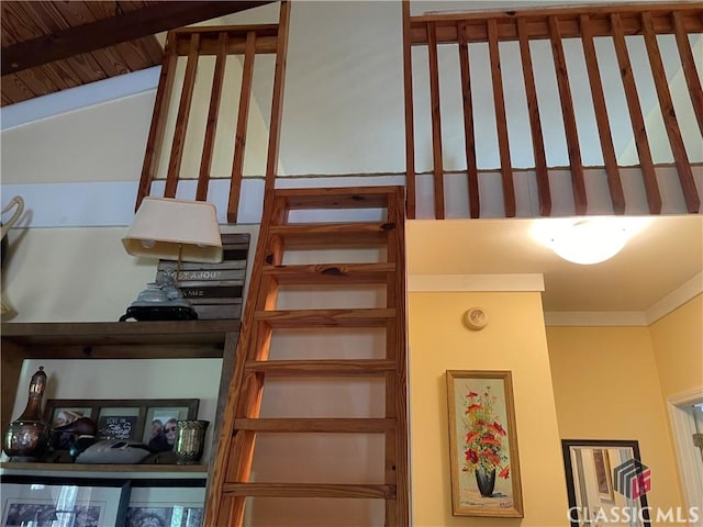 view of staircase