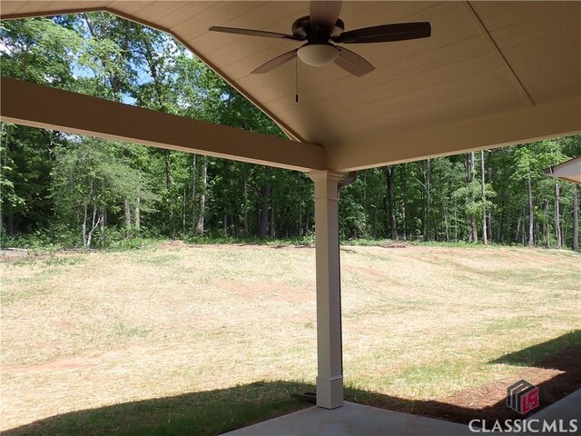 37 Hometown Ct, Jefferson, GA 30549 - view of yard featuring a ceiling fan