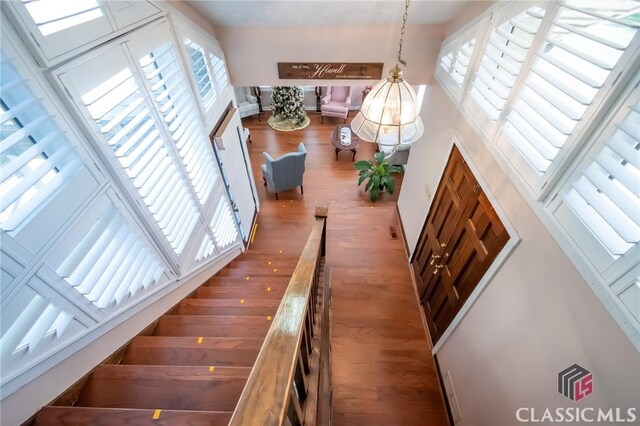 749 Diamond Hill Colbert Rd, Colbert, GA 30628 - corridor with wood finished floors