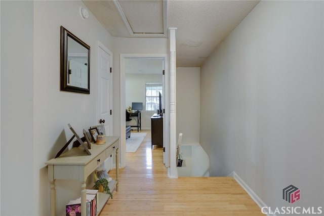 132 Tamara Ct, Athens, GA 30606 - hallway featuring baseboards and light wood-style floors