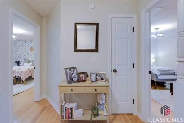 132 Tamara Ct, Athens, GA 30606 - hall featuring baseboards and light wood-style flooring