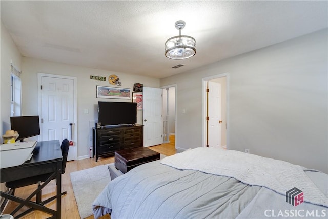 132 Tamara Ct, Athens, GA 30606 - bedroom featuring baseboards, visible vents, and light wood-style floors