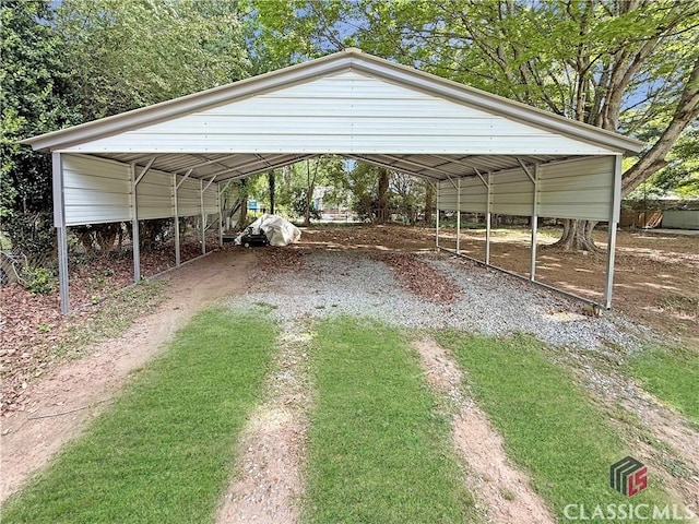 155 Broomsedge Trl, Athens, GA 30605 - view of vehicle parking featuring a carport and driveway