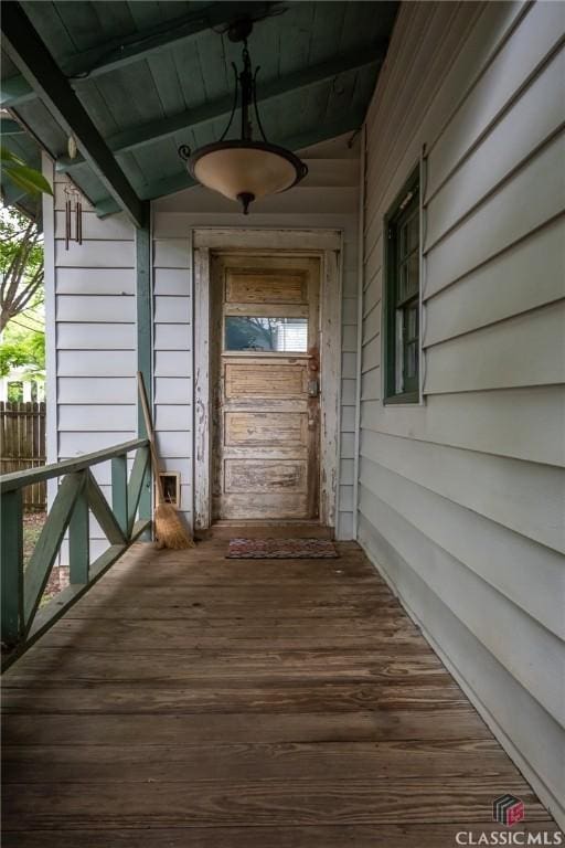 view of entrance to property