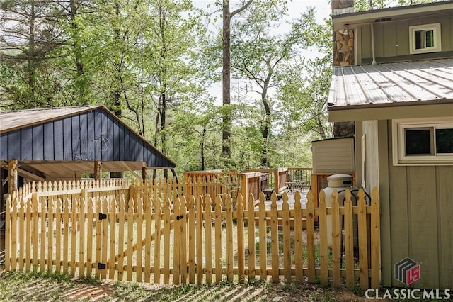 50 Atlanta Ln, Clayton, GA 30525 - view of yard with fence and a deck