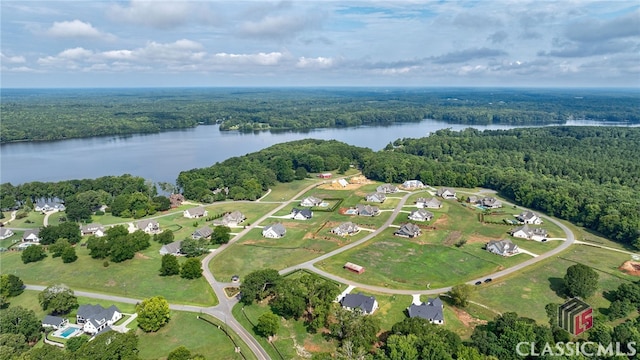 1200 Askew Trl, Greensboro, GA 30642 - aerial view of property's location featuring a heavily wooded area and a large body of water