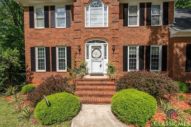1130 Latham Dr, Watkinsville, GA 30677 - property entrance featuring brick siding