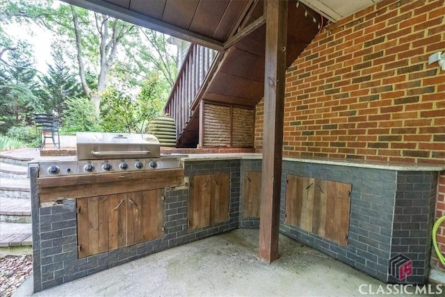 1130 Latham Dr, Watkinsville, GA 30677 - view of patio with stairway