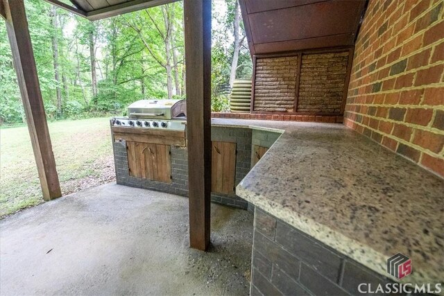 1130 Latham Dr, Watkinsville, GA 30677 - view of patio / terrace featuring grilling area