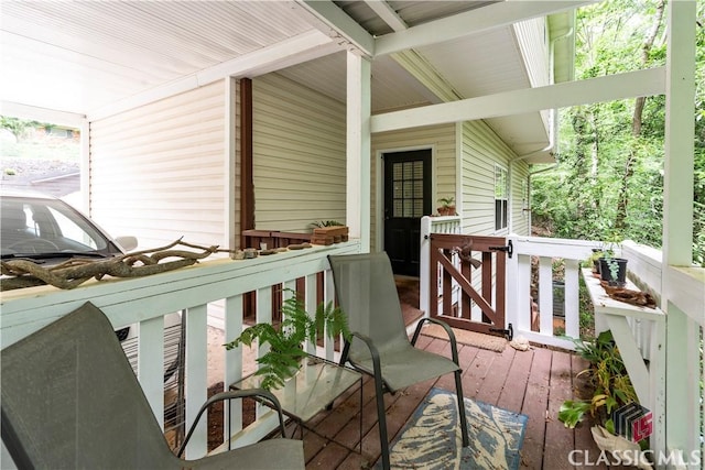 255 Pine Valley Dr, Athens, GA 30606 - wooden terrace with a porch