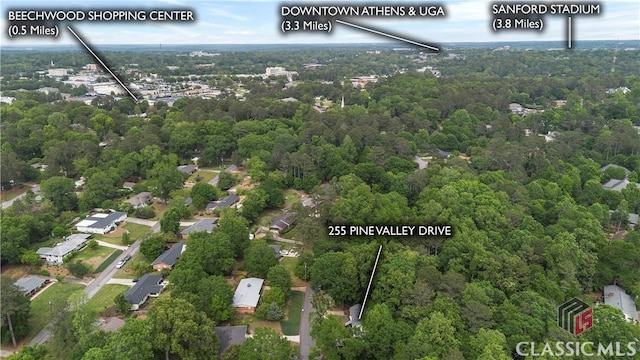 255 Pine Valley Dr, Athens, GA 30606 - aerial view of a forest