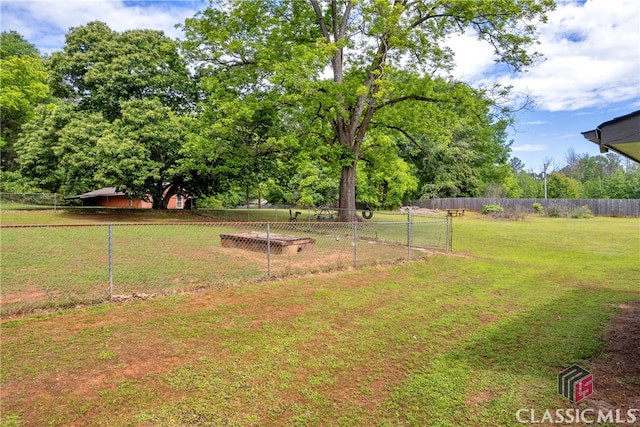 view of yard