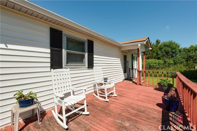 35 Good Hope Rd, Colbert, GA 30628 - view of deck