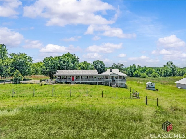 3081 Macedonia Rd, Union Point, GA 30669 - back of house with a view of rural / pastoral area