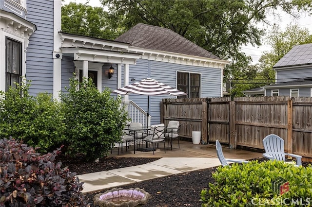 172 N Second St, Madison, GA 30650 - view of yard with fence and a patio