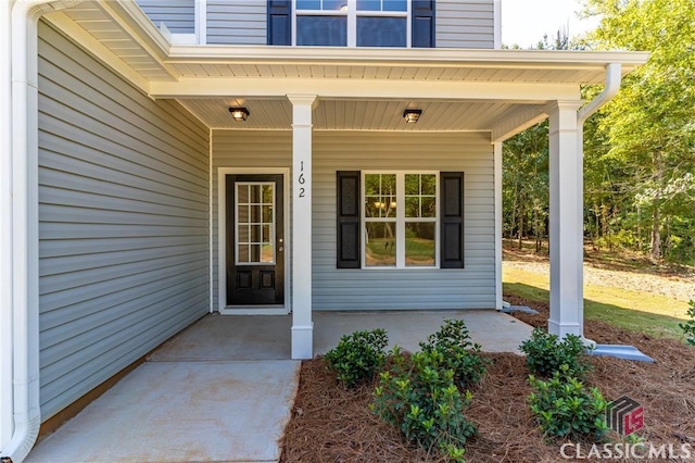 132 Water Oak Way, Crawford, GA 30630 - view of exterior entry featuring covered porch