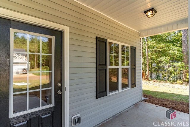 132 Water Oak Way, Crawford, GA 30630 - doorway to property with a patio