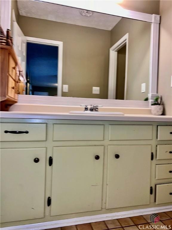 256 Cherokee Rdg, Athens, GA 30606 - bathroom with vanity and tile patterned floors