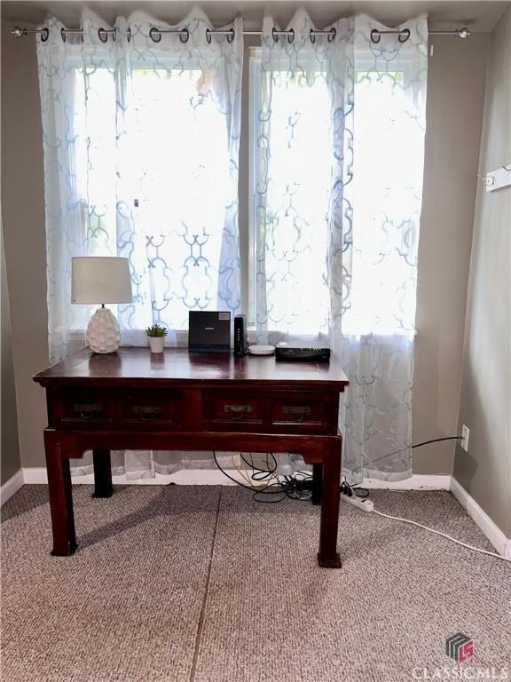 256 Cherokee Rdg, Athens, GA 30606 - office area with baseboards and carpet floors