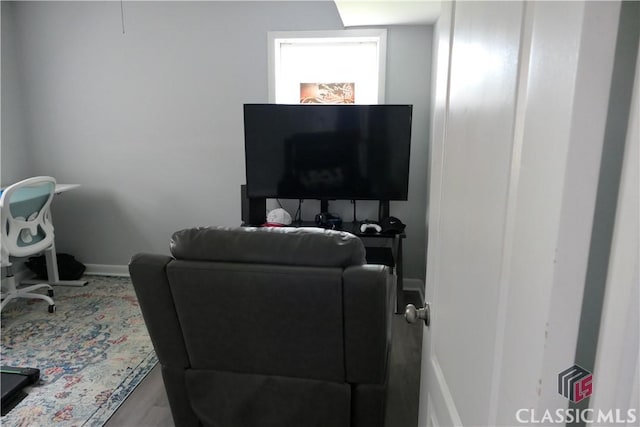 348 Jefferson River Rd, Athens, GA 30607 - living area with baseboards and wood finished floors