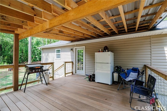 2100 New Hope Church Rd, Comer, GA 30629 - view of wooden deck