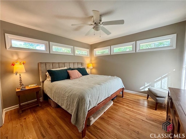 160 Gran Ellen Dr, Athens, GA 30606 - bedroom featuring wood finished floors, baseboards, and a ceiling fan