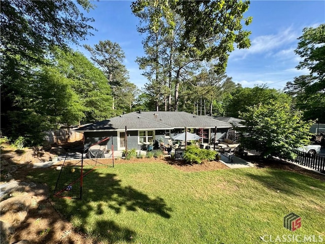 160 Gran Ellen Dr, Athens, GA 30606 - rear view of property with a patio