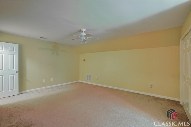 115 Crystal Creek Ct, Hull, GA 30646 - carpeted empty room featuring a ceiling fan and baseboards