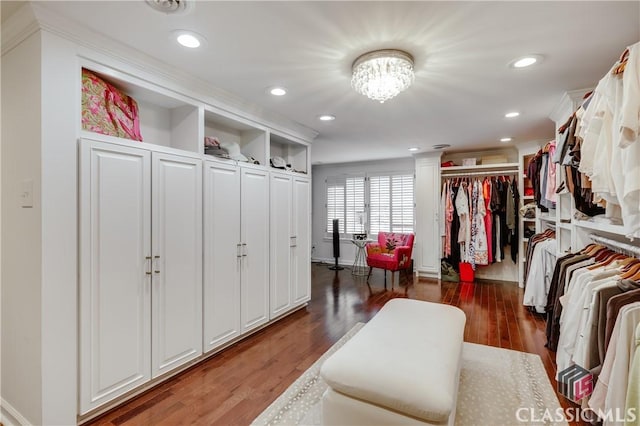 155 Wexford Pl, Athens, GA 30609 - walk in closet with wood finished floors and decorative columns