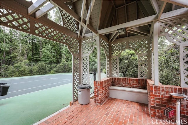 155 Wexford Pl, Athens, GA 30609 - view of patio featuring a gazebo