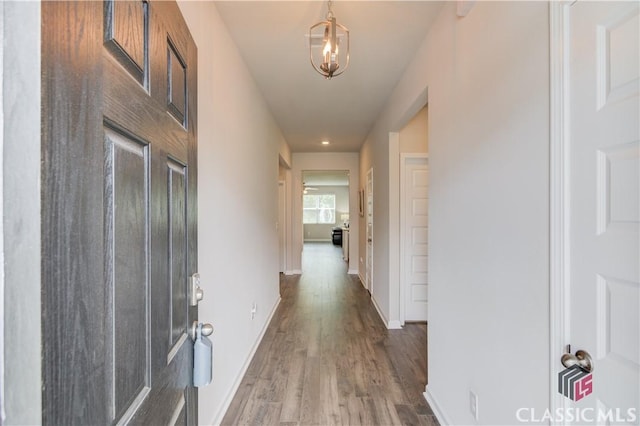 334 Pepin Ct, Hoschton, GA 30548 - hall with wood finished floors and baseboards