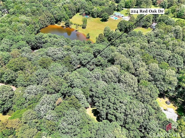 224 Red Oak Dr, Maysville, GA 30558 - aerial view of a forest and a large body of water