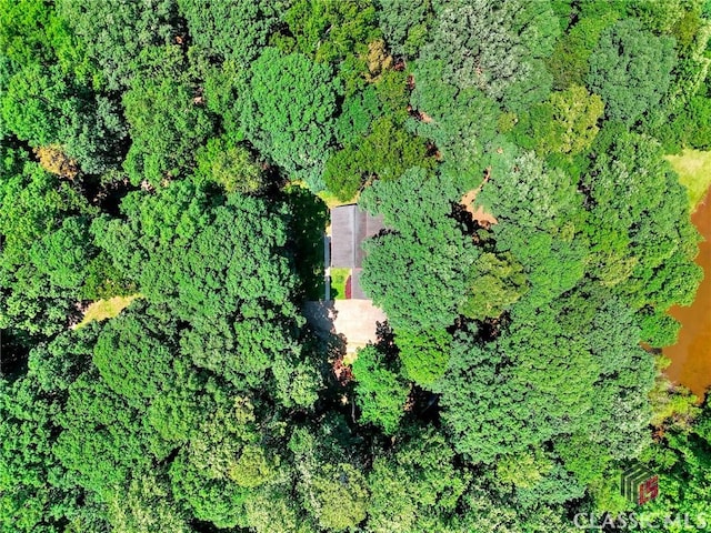 224 Red Oak Dr, Maysville, GA 30558 - aerial view of property's location featuring a heavily wooded area
