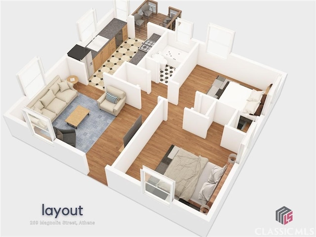 269 Magnolia St, Athens, GA 30606 - floor plan / room layout